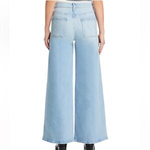 MOTHER Light Blue Wide Leg Flare Jeans